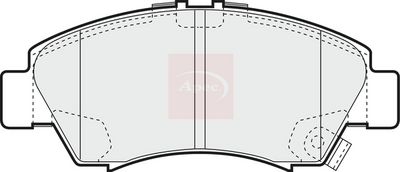 APEC Brake Pad Set, disc brake PAD1140
