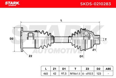 полуоска STARK SKDS-0210283