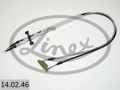 Тросик, cтояночный тормоз LINEX 14.02.46 для FIAT CROMA