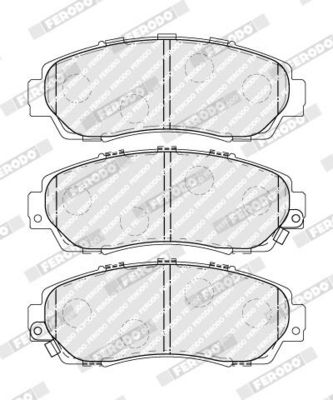 BREMSBELAGSATZ SCHEIBENBREMSE FERODO FDB4161 1