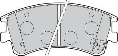 BREMSBELAGSATZ SCHEIBENBREMSE VALEO 301648 1