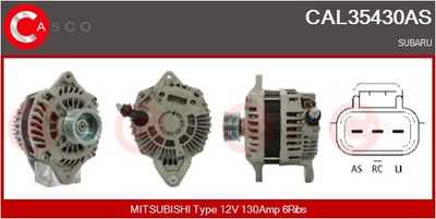 GENERATOR / ALTERNATOR CASCO CAL35430AS