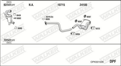 SISTEM DE ESAPAMENT WALKER OPK001026