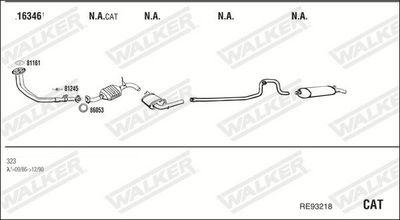 Изпускателна система WALKER RE93218