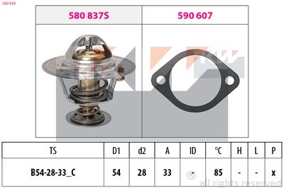 TERMOSTAT LICHID RACIRE