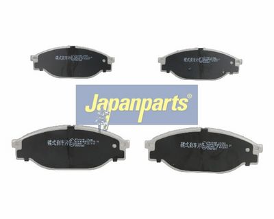 JAPANPARTS Stabdžių trinkelių rinkinys, diskinis stabdys