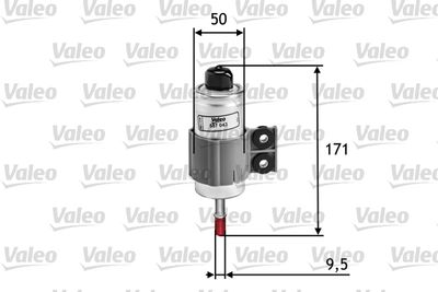 VALEO 587043 Паливний фільтр для HONDA (Хонда)