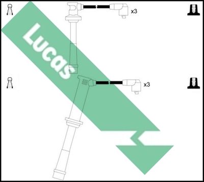 Комплект проводов зажигания LUCAS LUC4623 для MAZDA MX-3