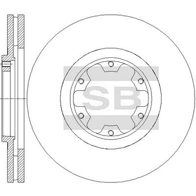 спирачен диск Hi-Q SD4230