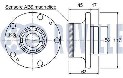 SET RULMENT ROATA RUVILLE 221154 1