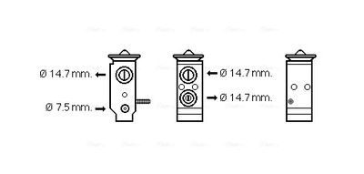 SUPAPA EXPANSIUNE CLIMA AVA QUALITY COOLING HY1292