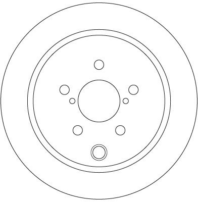 Bromsskiva TRW DF6503