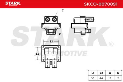 запалителна бобина STARK SKCO-0070091
