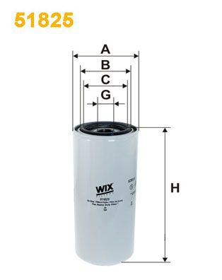 WIX FILTERS Hydraulische filter, besturing (51825)