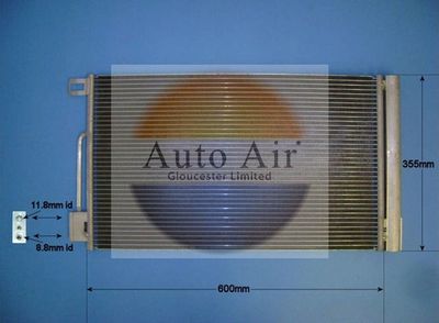 Condenser, air conditioning Auto Air Gloucester 16-1067