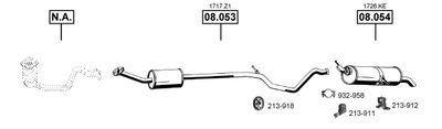 Układ wydechowy ASMET CI090950