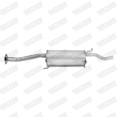 WALKER 15040 Глушитель выхлопных газов  для MAZDA 323 C IV (BG) 1.6