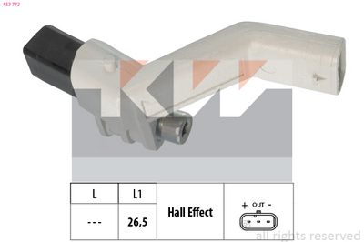 Generátor impulsů, klikový hřídel KW 453 772