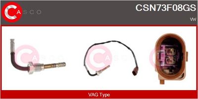 SENZOR TEMPERATURA GAZE EVACUARE