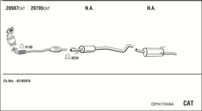 ABGASANLAGE WALKER OPH17248A