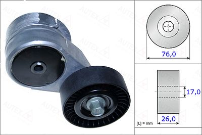 AUTEX 654869 Натяжитель ремня генератора для KIA RIO