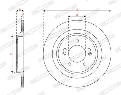 DISC FRANA FERODO DDF3099C 1