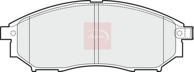APEC Brake Pad Set, disc brake PAD1502