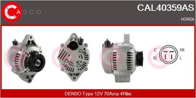 CASCO CAL40359AS Генератор  для HONDA CRX (Хонда Крx)