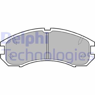 Комплект тормозных колодок, дисковый тормоз DELPHI LP595 для FORD USA PROBE