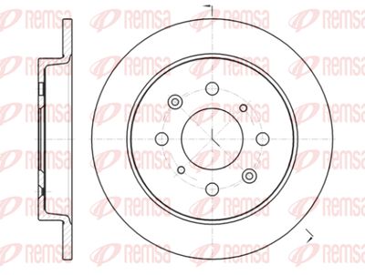 REMSA 61395.00 Тормозные диски  для HONDA CITY (Хонда Кит)