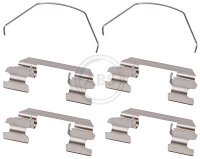 Priedų komplektas, diskinių stabdžių trinkelės