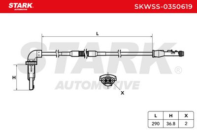 датчик, обороти на колелото STARK SKWSS-0350619