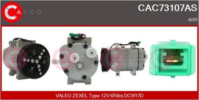 Kompresor, klimatizace CASCO CAC73107AS