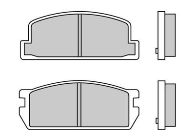 Комплект тормозных колодок, дисковый тормоз E.T.F. 12-0298 для ISUZU PIAZZA