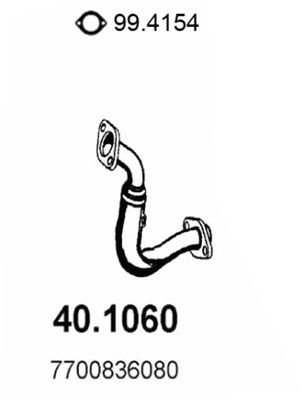 Rura wydechowa ASSO 40.1060