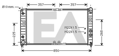 EACLIMA 31R54106 Крышка радиатора  для OPEL SINTRA (Опель Синтра)