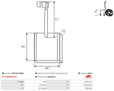 Vorschau Halter, Kohlebürsten Ansicht 3