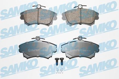 Комплект тормозных колодок, дисковый тормоз SAMKO 5SP711 для SMART FORFOUR