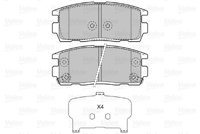 Brake Pad Set, disc brake 598941