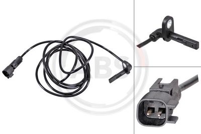 Czujnik, prędkość obrotowa koła A.B.S. 31715