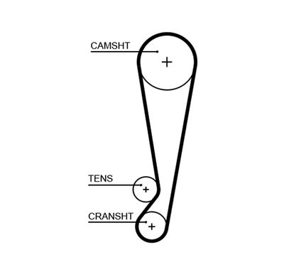 Timing Belt GATES 5664XS