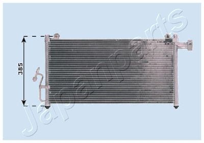 Конденсатор, кондиционер JAPANPARTS CND253014 для MAZDA PREMACY