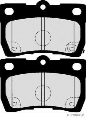 BREMSBELAGSATZ SCHEIBENBREMSE Herth+Buss Jakoparts J3612032 1