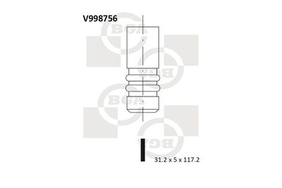 WILMINK GROUP WG1491722 Клапан впускной  для CHEVROLET  (Шевроле Траx)