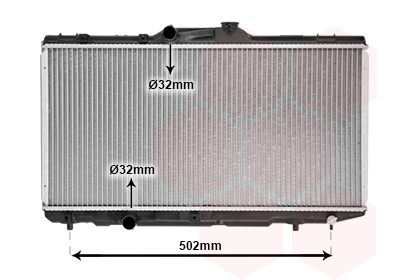 RADIATOR RACIRE MOTOR VAN WEZEL 53002188