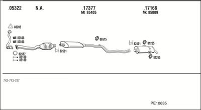 Układ wydechowy WALKER PE10635