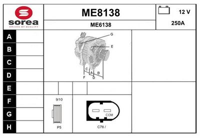 GENERATOR SNRA ME8138