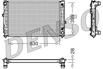 DENSO DRM02031 Крышка радиатора  для AUDI ALLROAD (Ауди Аллроад)