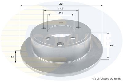 спирачен диск COMLINE ADC2320