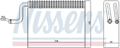 VERDAMPFER KLIMAANLAGE NISSENS 92150 4